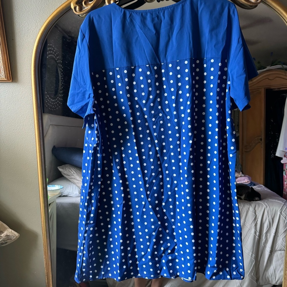 Plus polka dot dress 4x - Picture 3 of 5